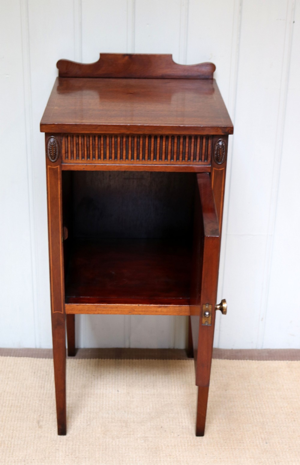 French Mahogany Bedside Cabinet View IV