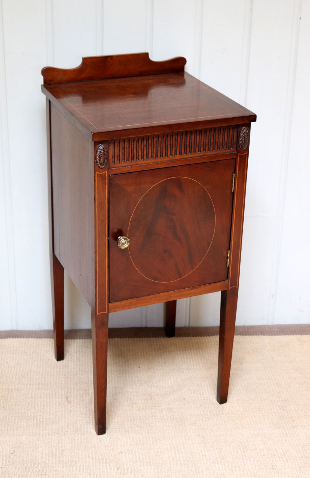 French Mahogany Bedside Cabinet View V