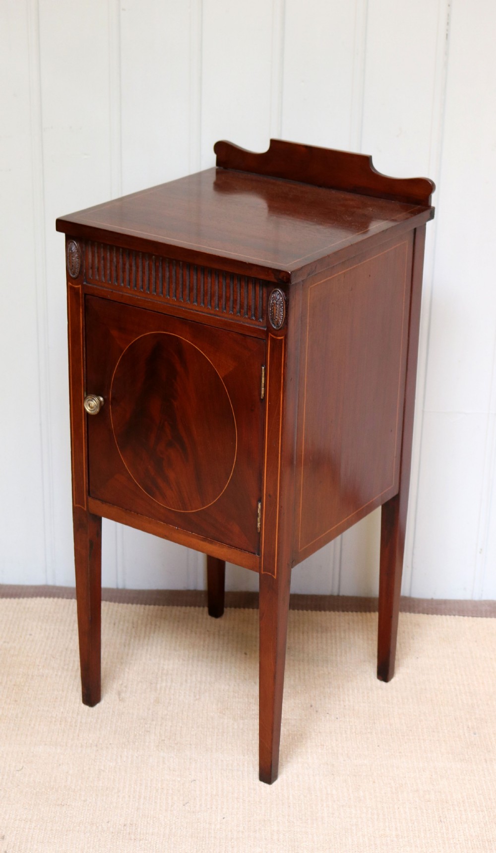 French Mahogany Bedside Cabinet View VI