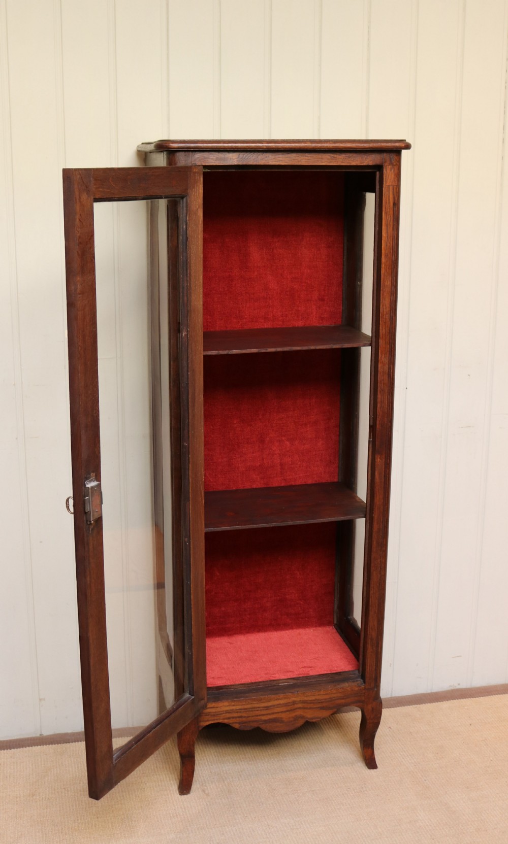 French Oak Display Cabinet  View VI