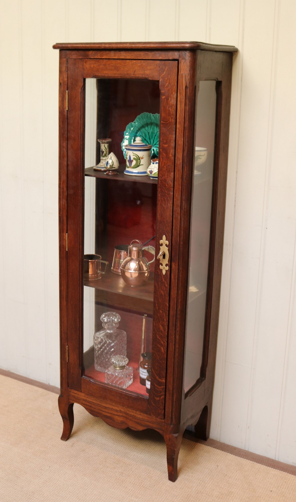 French Oak Display Cabinet  View VII