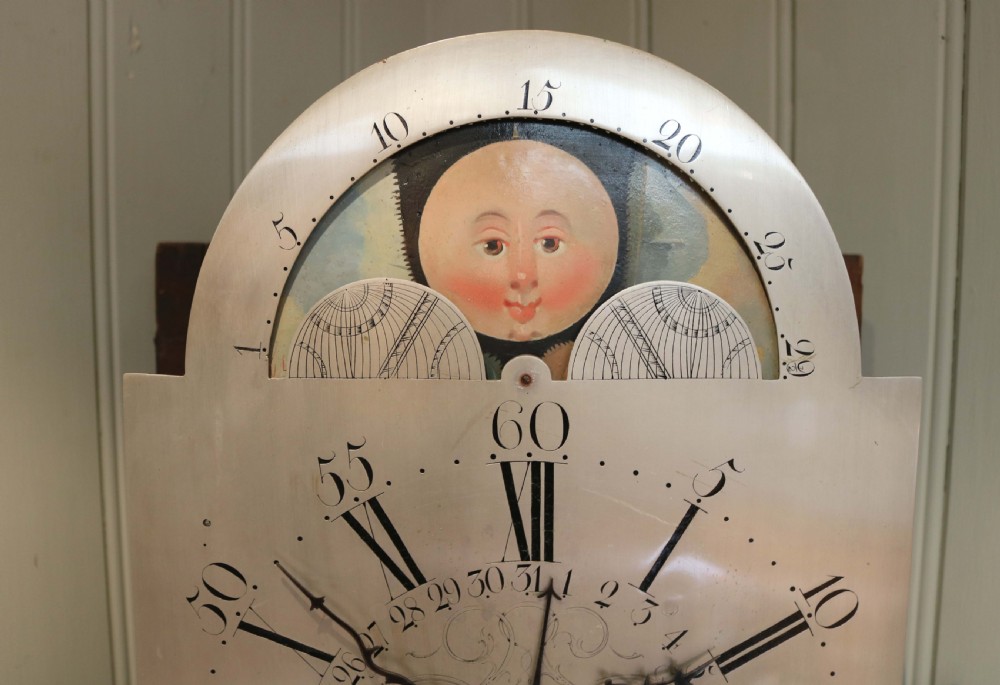 Mahogany and Inlay Centre Seconds Longcase Clock (England, c. 1790 to c. 1800) View XIII