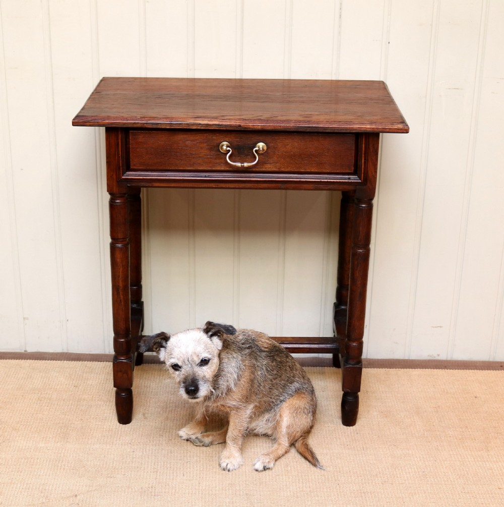 French Oak Side Table View VI