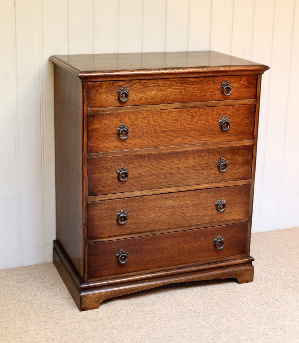 Oak Chest Of Drawers View II