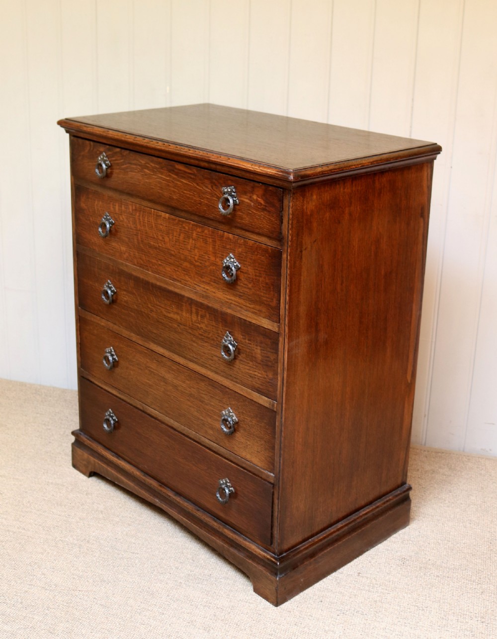 Oak Chest Of Drawers View V