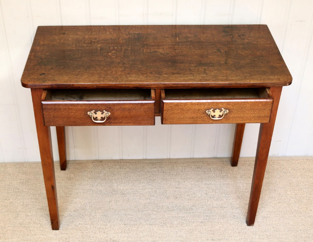 Georgian Oak Side Table View III