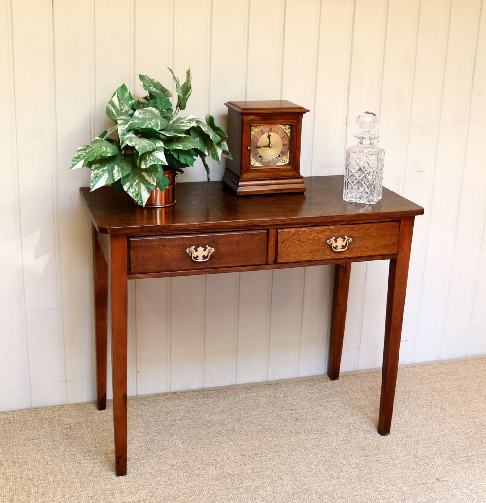 Georgian Oak Side Table View V