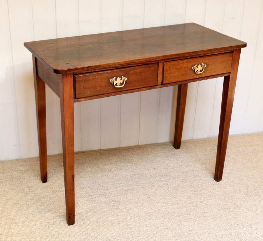 Georgian Oak Side Table View VI