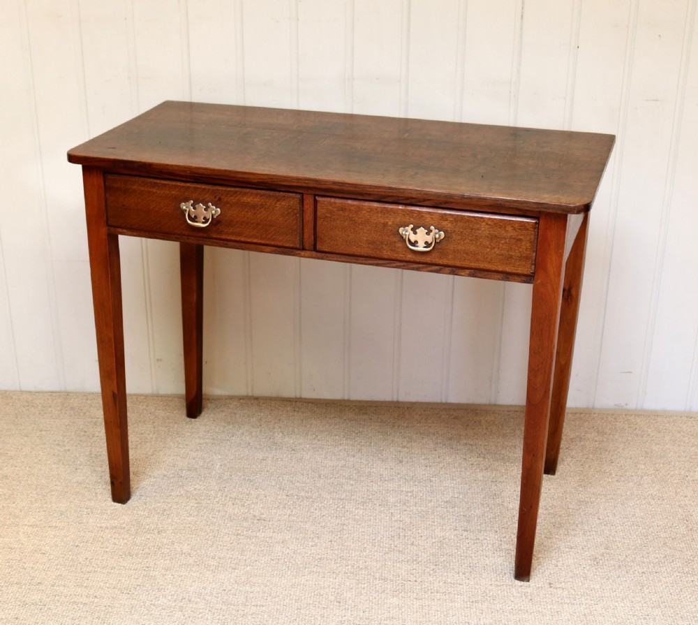 Georgian Oak Side Table View VIII