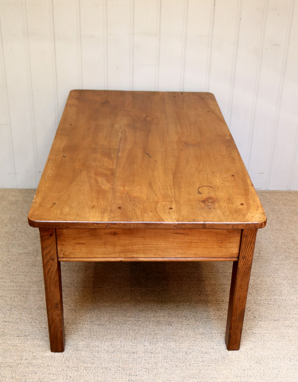 French Low Cherry Wood Table  View III