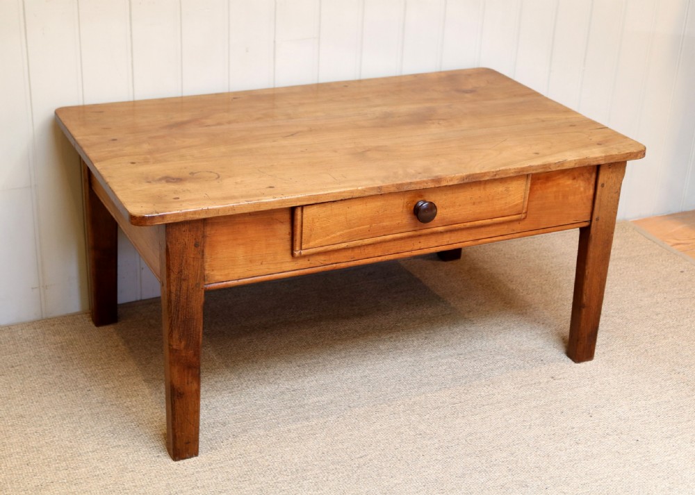 French Low Cherry Wood Table  View VIII