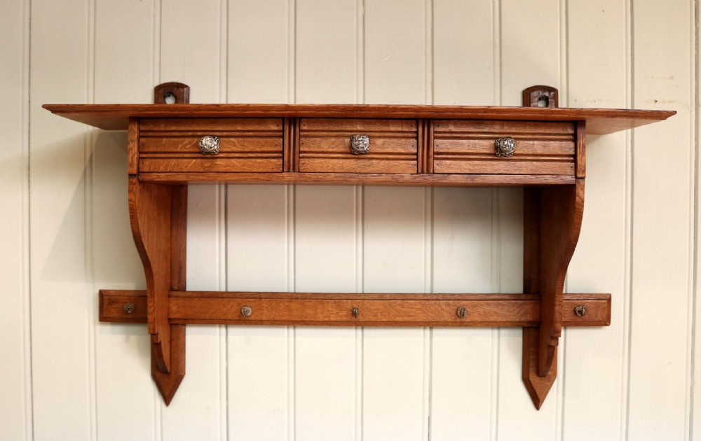 French Oak Wall Shelf View VII