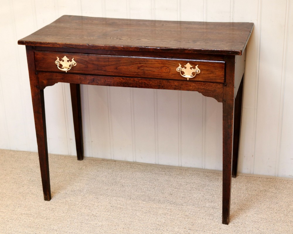 Georgian Oak Side Table  View VI