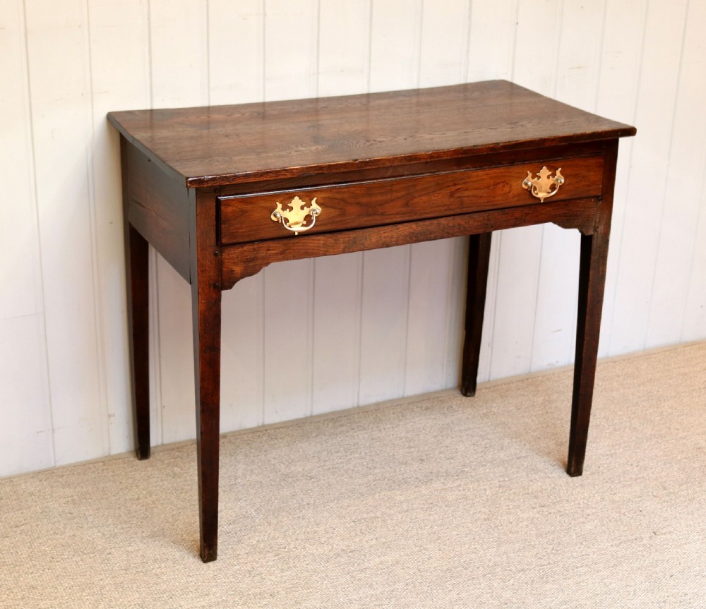 Georgian Oak Side Table  View VII
