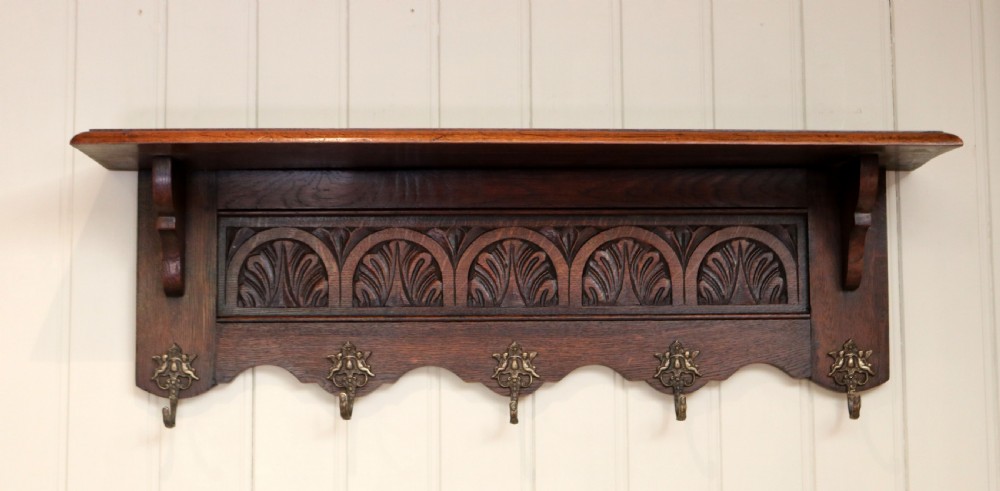 French Oak Wall Shelf View III
