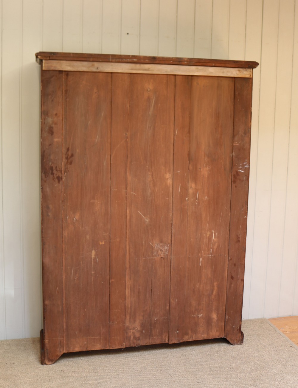 Tall Mahogany Open Bookcase View VIII