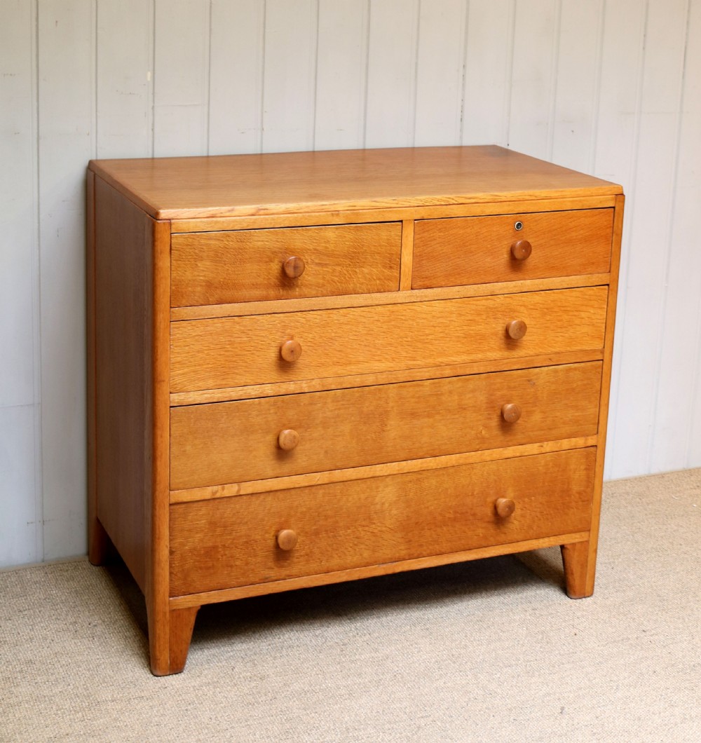 Light Oak Cotswolds Style Chest Of Drawers View II