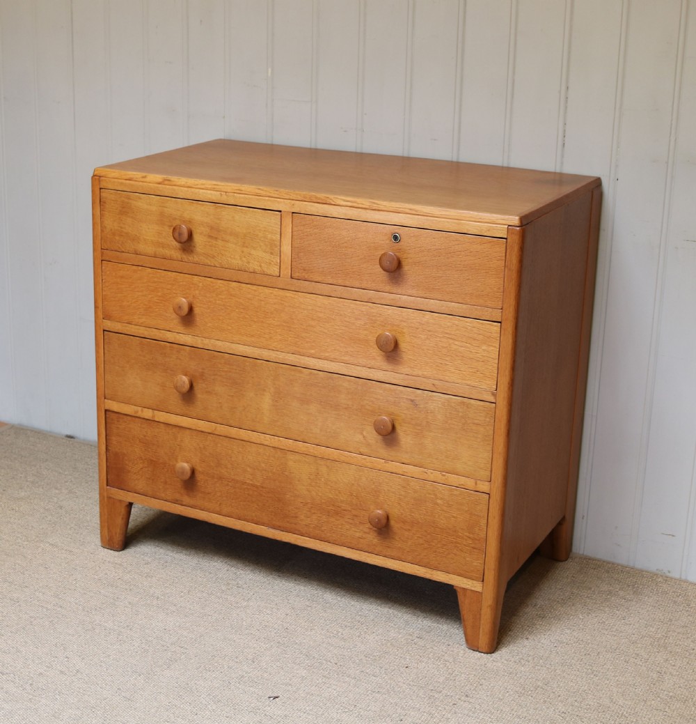 Light Oak Cotswolds Style Chest Of Drawers View III