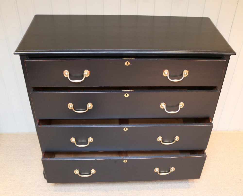Substantial Victorian Painted Pine Chest Of Drawers View III