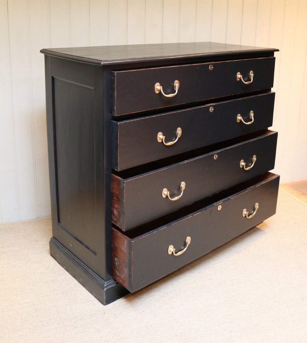 Substantial Victorian Painted Pine Chest Of Drawers View IV