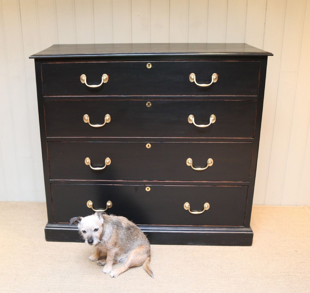 Substantial Victorian Painted Pine Chest Of Drawers View V