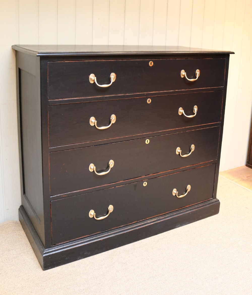 Substantial Victorian Painted Pine Chest Of Drawers View VII