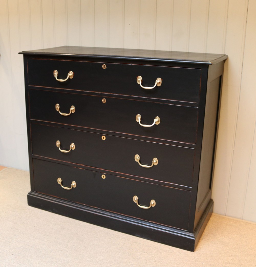 Substantial Victorian Painted Pine Chest Of Drawers View VIII