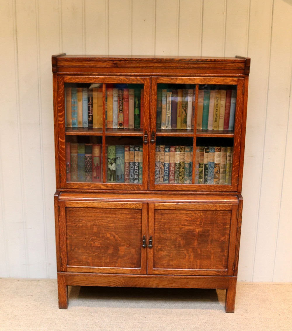 Oak Stacking Bookcase  View V