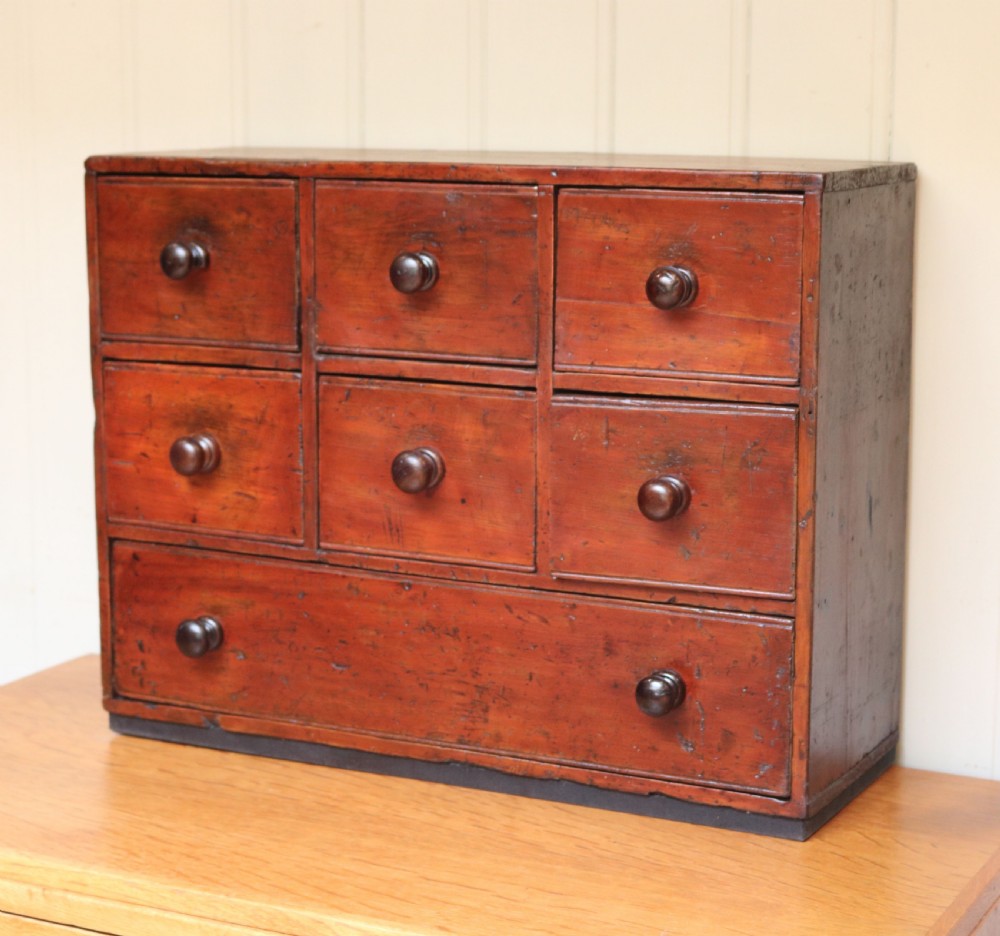 Rustic Victorian Collectors Drawers View II