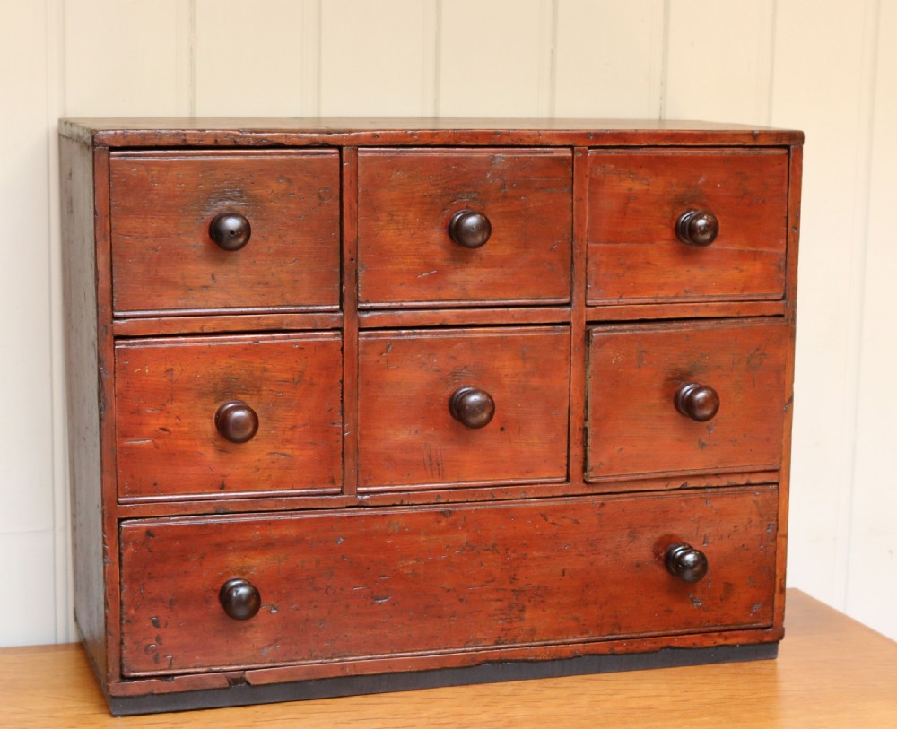 Rustic Victorian Collectors Drawers View III