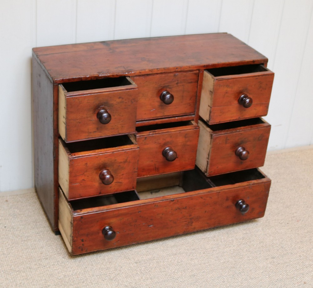 Rustic Victorian Collectors Drawers View V