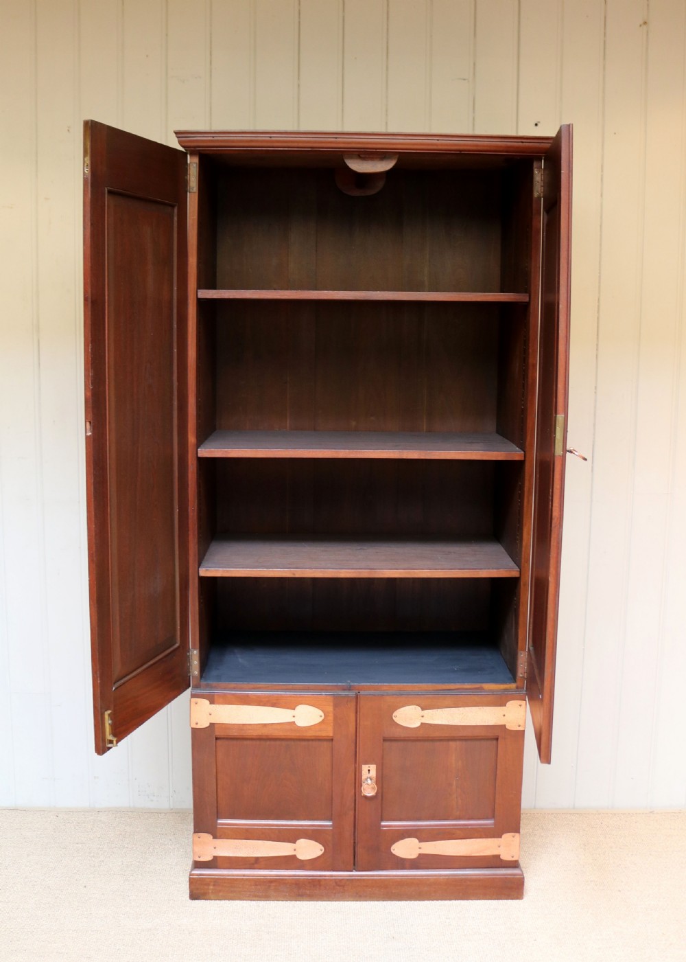 Arts And Crafts Walnut Cupboard  View III