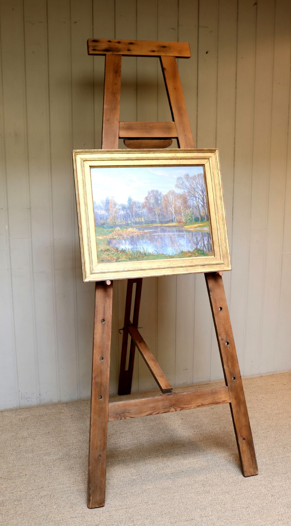  Large Pine Artists Easel View II