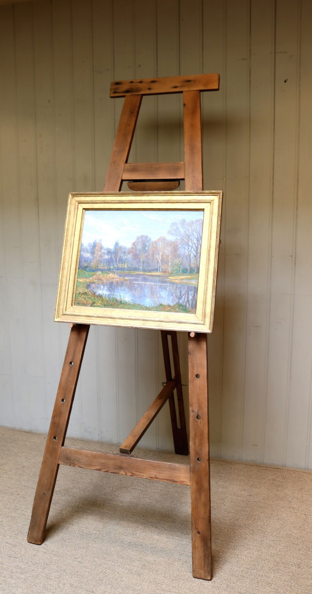  Large Pine Artists Easel View IV