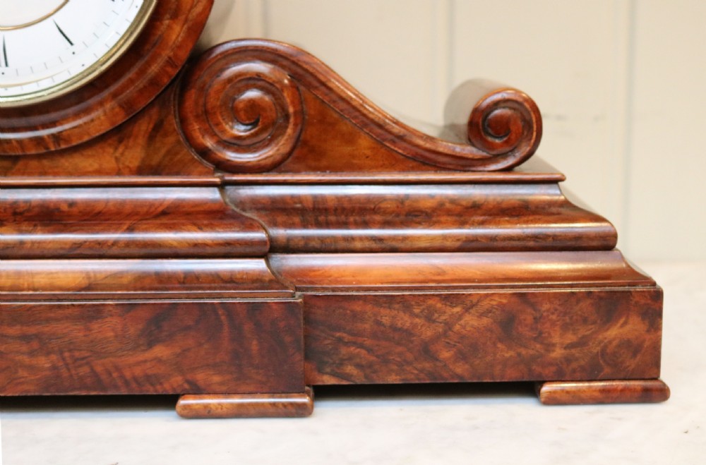 Victorian Drumhead Mantel Clock (France, c. 1860) View IV