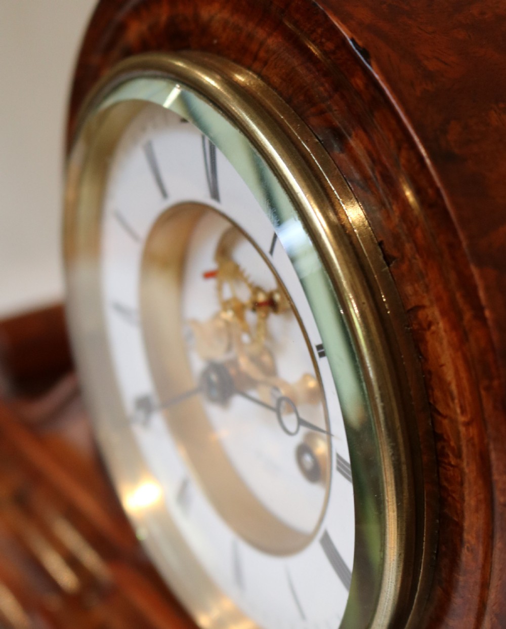 Victorian Drumhead Mantel Clock (France, c. 1860) View VI