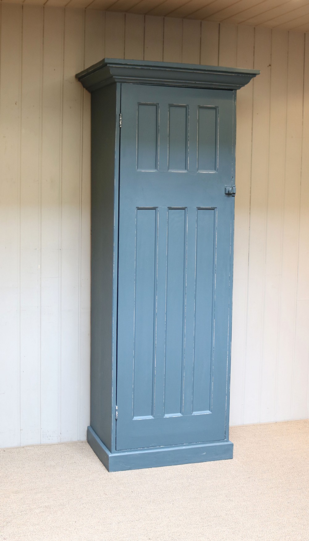 French Painted Hall Cupboard 
