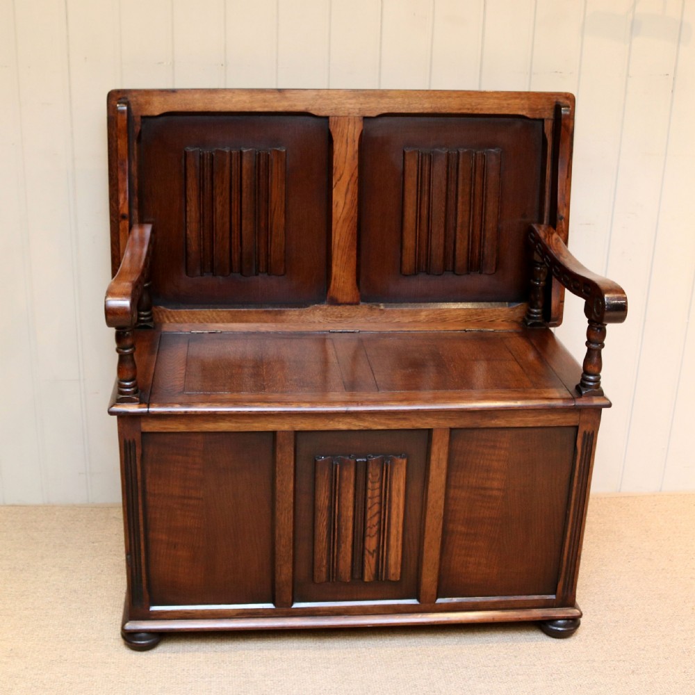 Oak Monks Bench  View III