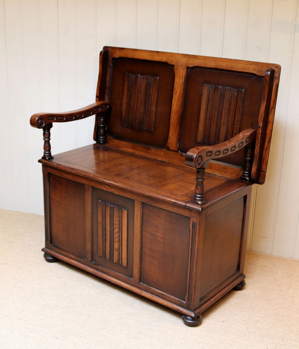 Oak Monks Bench  View VIII