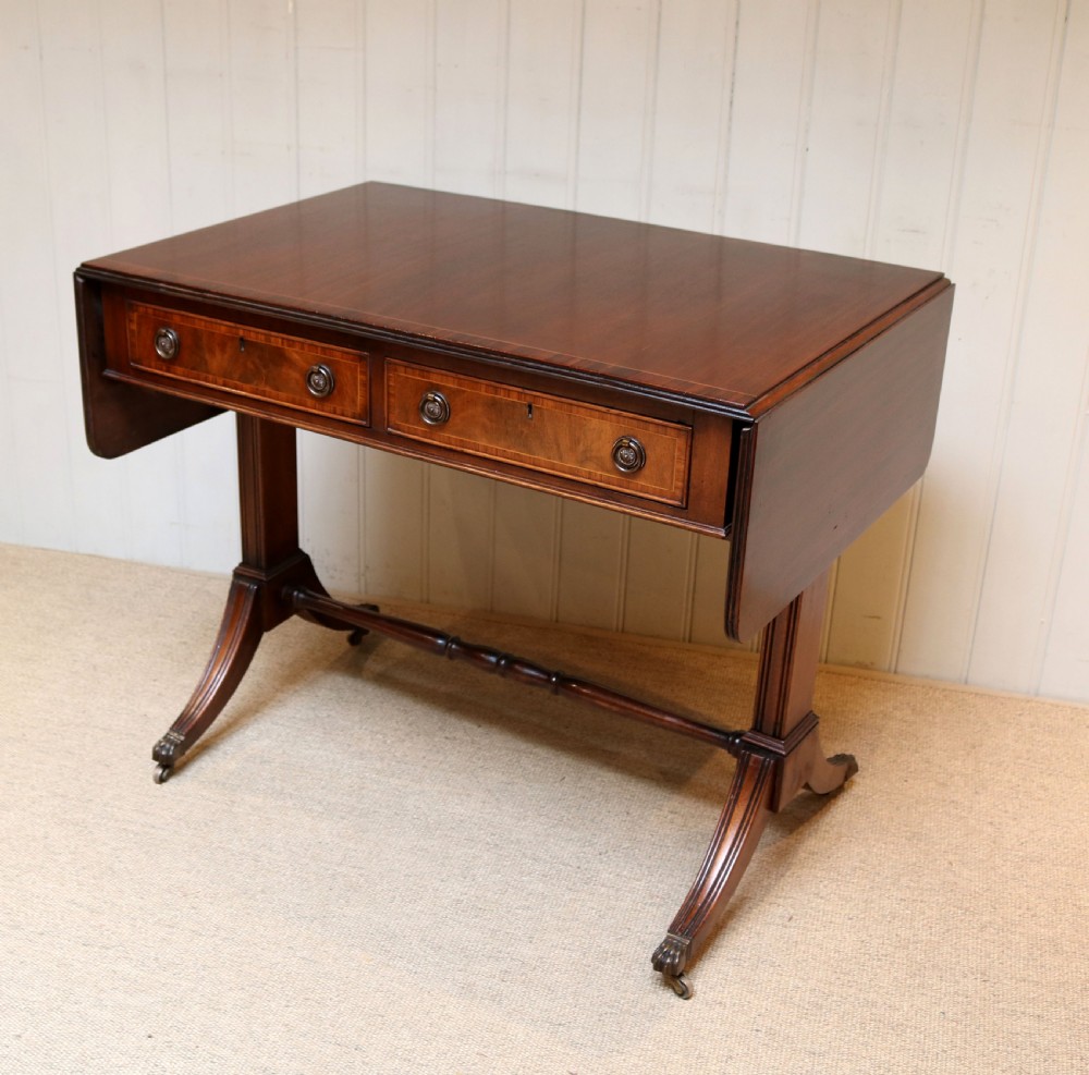 Mahogany Drop Leaf Sofa Table  View VIII