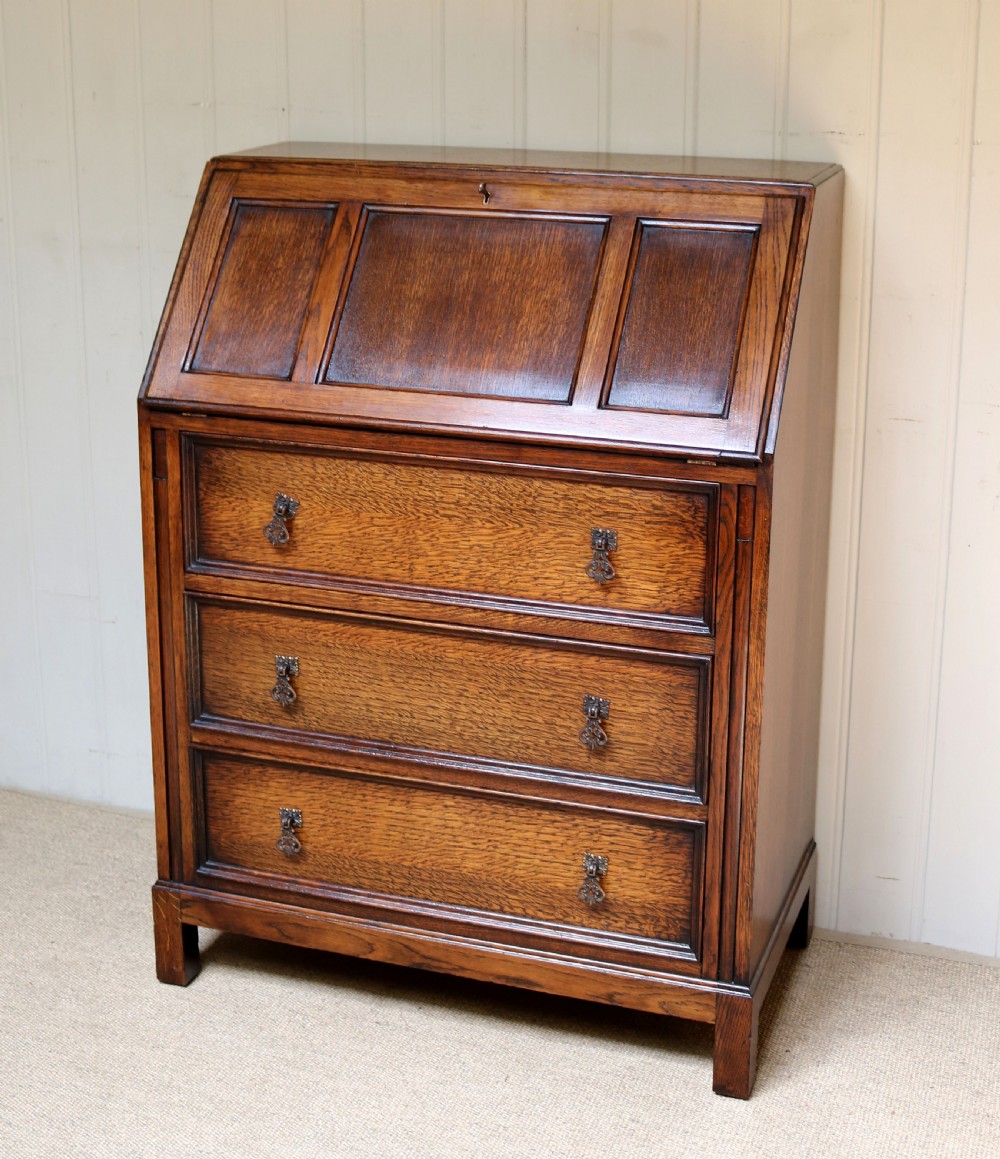1920s Oak Bureau  View II