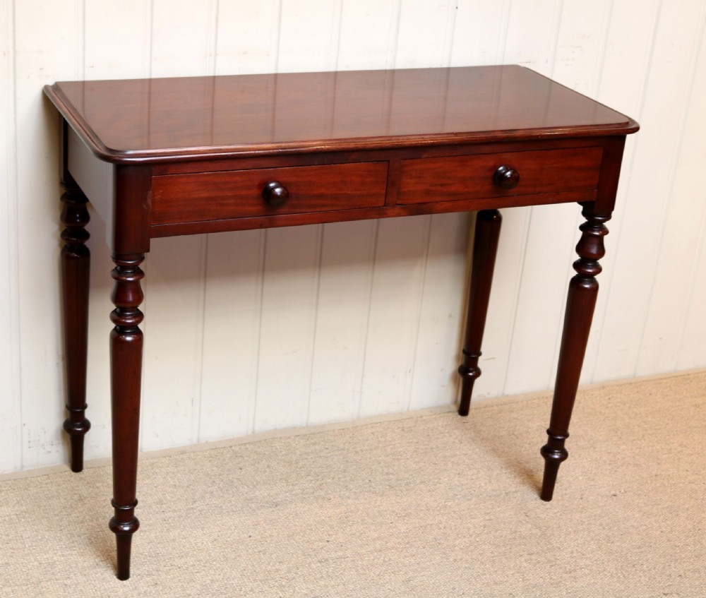 Victorian Mahogany Side Table  View II