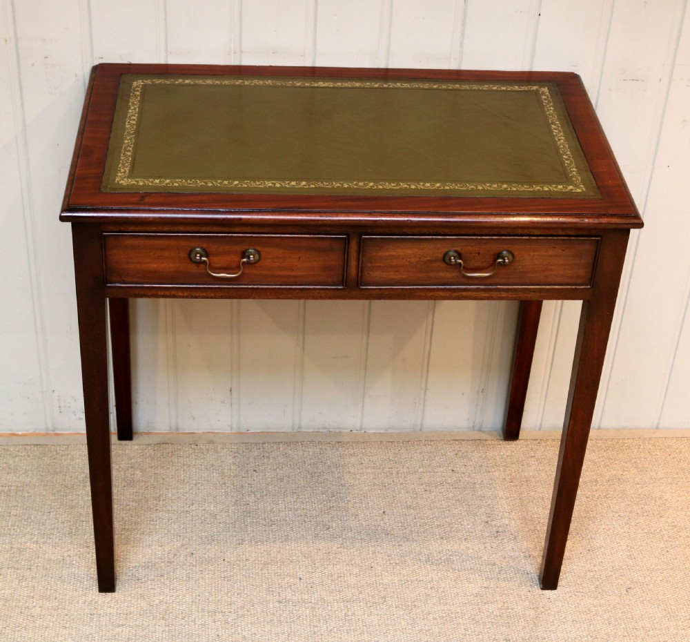 Small Proportioned Mahogany Writing Desk  View III