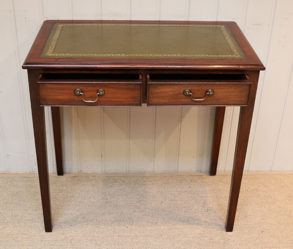 Small Proportioned Mahogany Writing Desk  View V