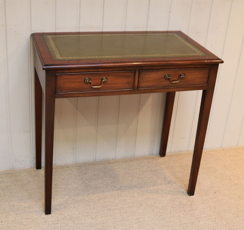 Small Proportioned Mahogany Writing Desk  View VIII