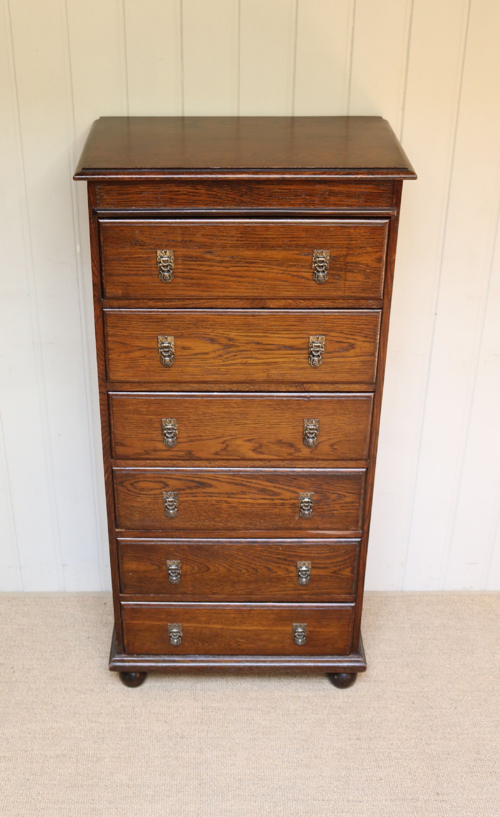 Tall Oak Chest Of Drawers View VII