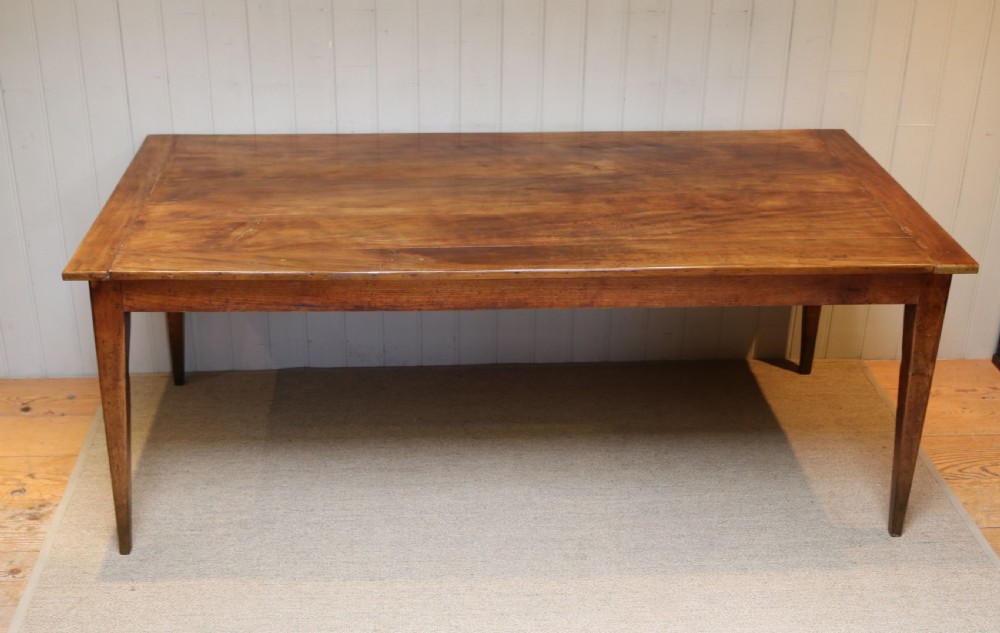 Substantial European Plane Wood Farmhouse Table View II