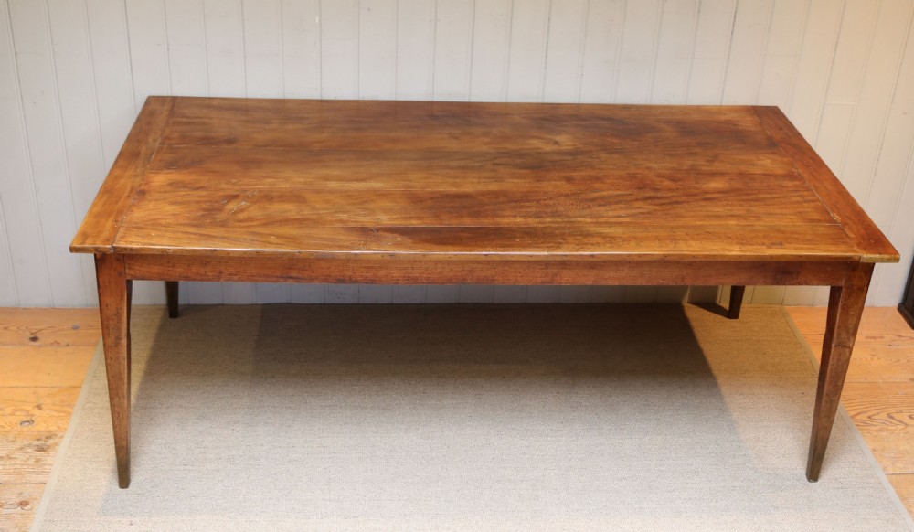 Substantial European Plane Wood Farmhouse Table View III