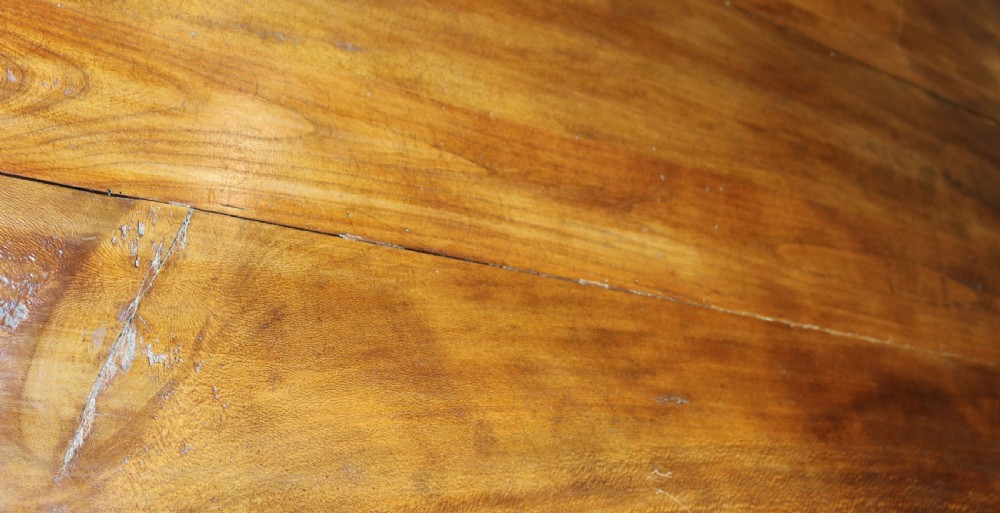 Substantial European Plane Wood Farmhouse Table View VI