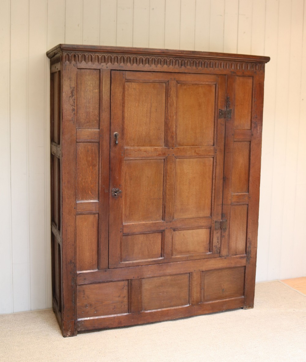 Period Oak Hall Cupboard 